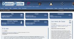 Desktop Screenshot of debian-facile.org